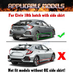 Mud Flaps Splash Guards Mudguards Set for Honda Civic Hatchback (2017-2021)