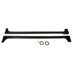 Pair Matte Black Side Skirts for Toyota Corolla 4-Dr Sedan (2014–2019)