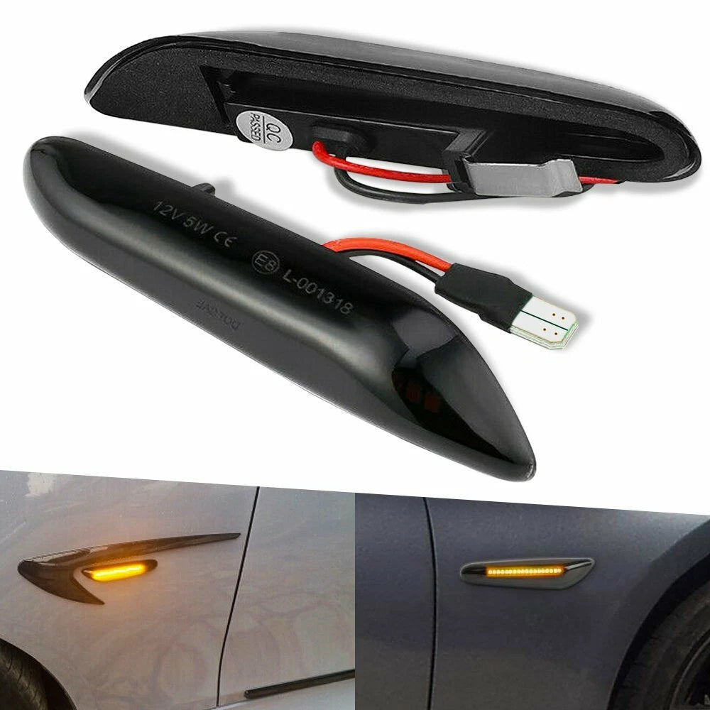 Sequential LED Side Marker Blinker for BMW E90 E60 E82 E87 E88 (2007–2013)