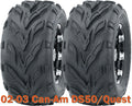 Set of 2 WANDA 16x8-7 ATV Tires for Can-Am DS50/Quest (2002–2003)