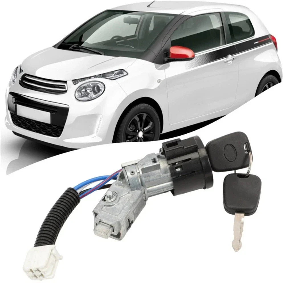 Ignition Lock with 2 Keys for Citro��n Peugeot Toyota (N0501412 N0502200)