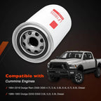 12X LF16035 Fuel Oil Lube Filters for Dodge Ram 2500 (1989–2018)