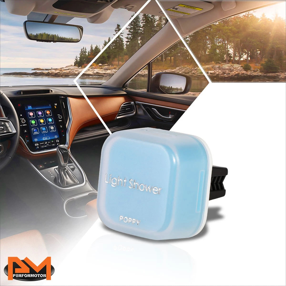 Air Freshener Clip for Car A/C Vent - Diax Light Squash Scent Poppy