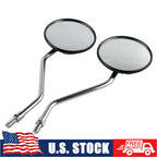 Pair of M10 Rearview Mirrors for Yamaha DT1 DT2 DT3 R3 R5 DS6 G6S YG1 RT1 XS1 XS2