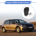 Set of 1 Gear Shift Knob Cover for Volkswagen Golf (2015–2019) Pebbled Black Grey