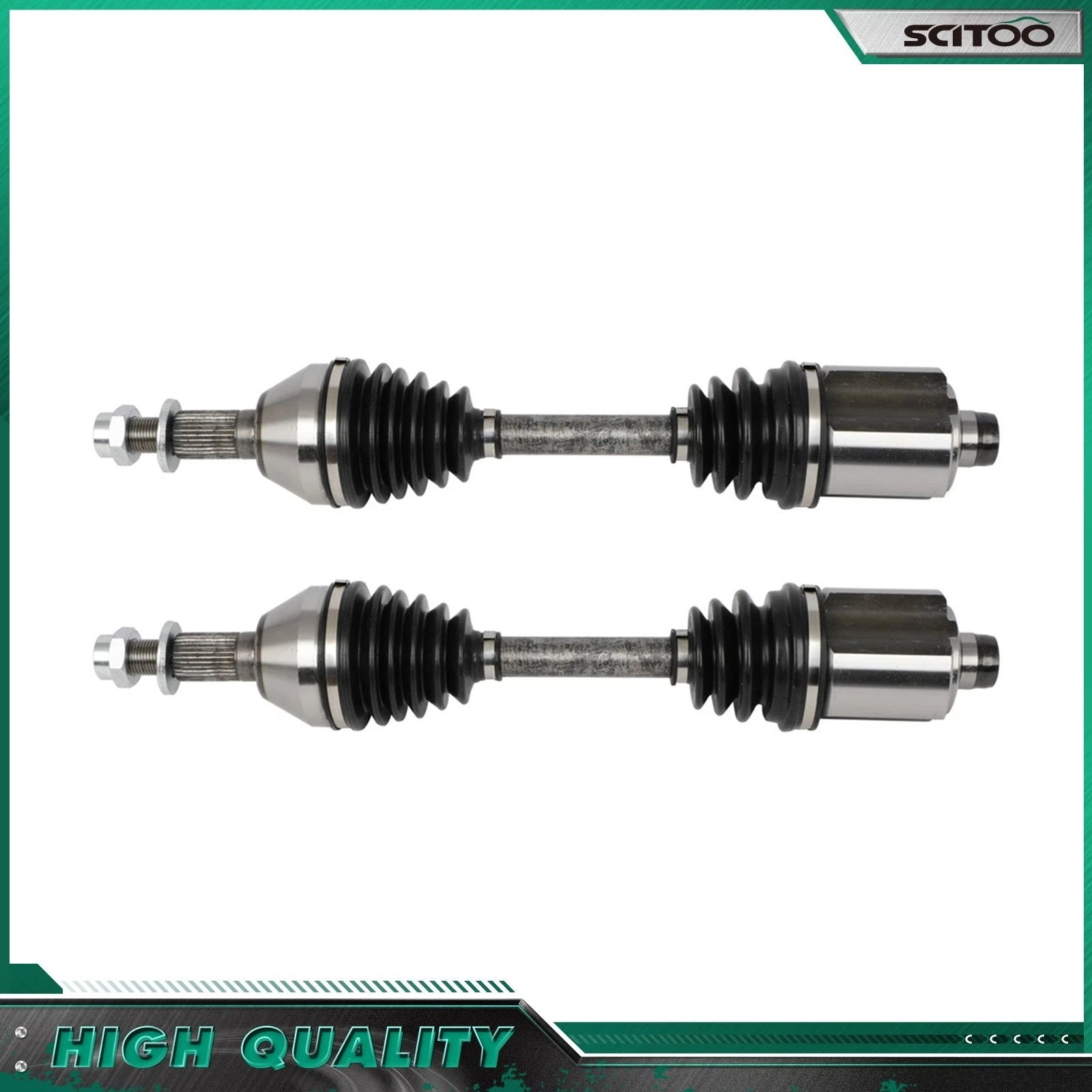 Set of 2 CV Axle Assemblies for Pontiac G6 2.4L (2009–2010)