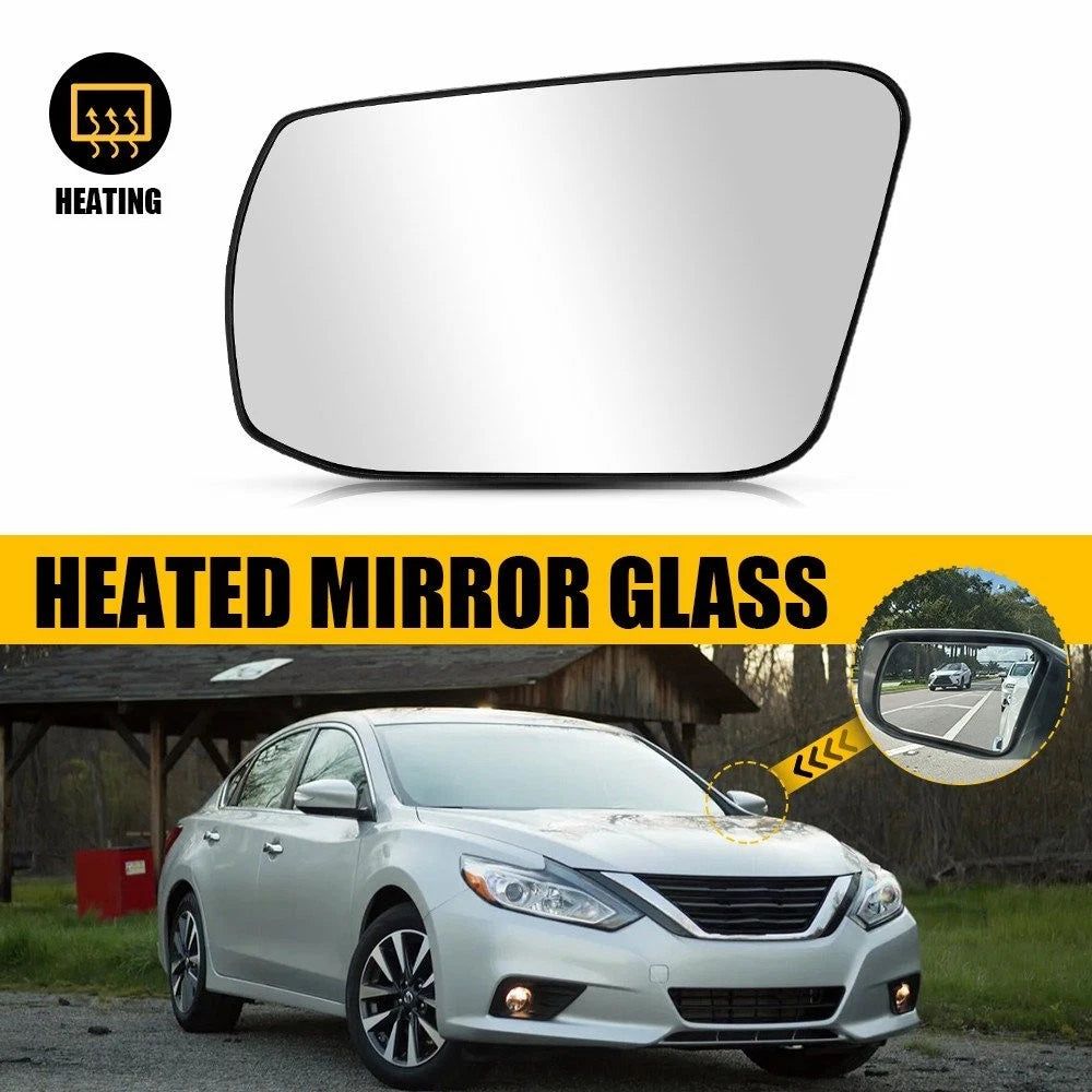 Heated Mirror Glass Back Plate Left Driver Side for Nissan Altima (2013–2018)
