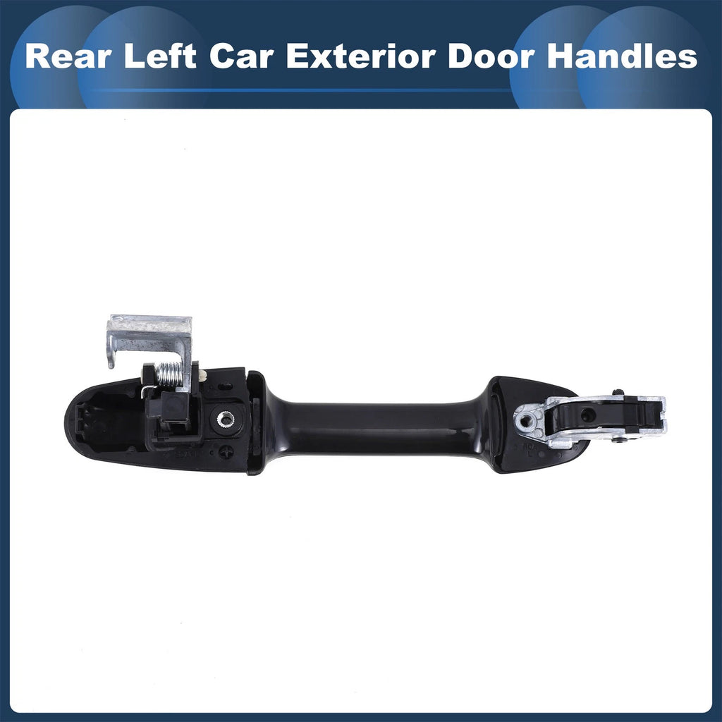 Rear Left Door Handle No. 72680SDET01 for Honda Accord  Silver Tone