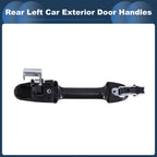 Rear Left Door Handle No. 72680SDET01 for Honda Accord  Silver Tone