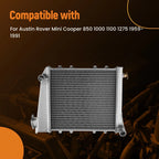 Aluminum Radiator 2Row for Mini Cooper 850 1000 1275 (1959–1991) CU00032 AU2001