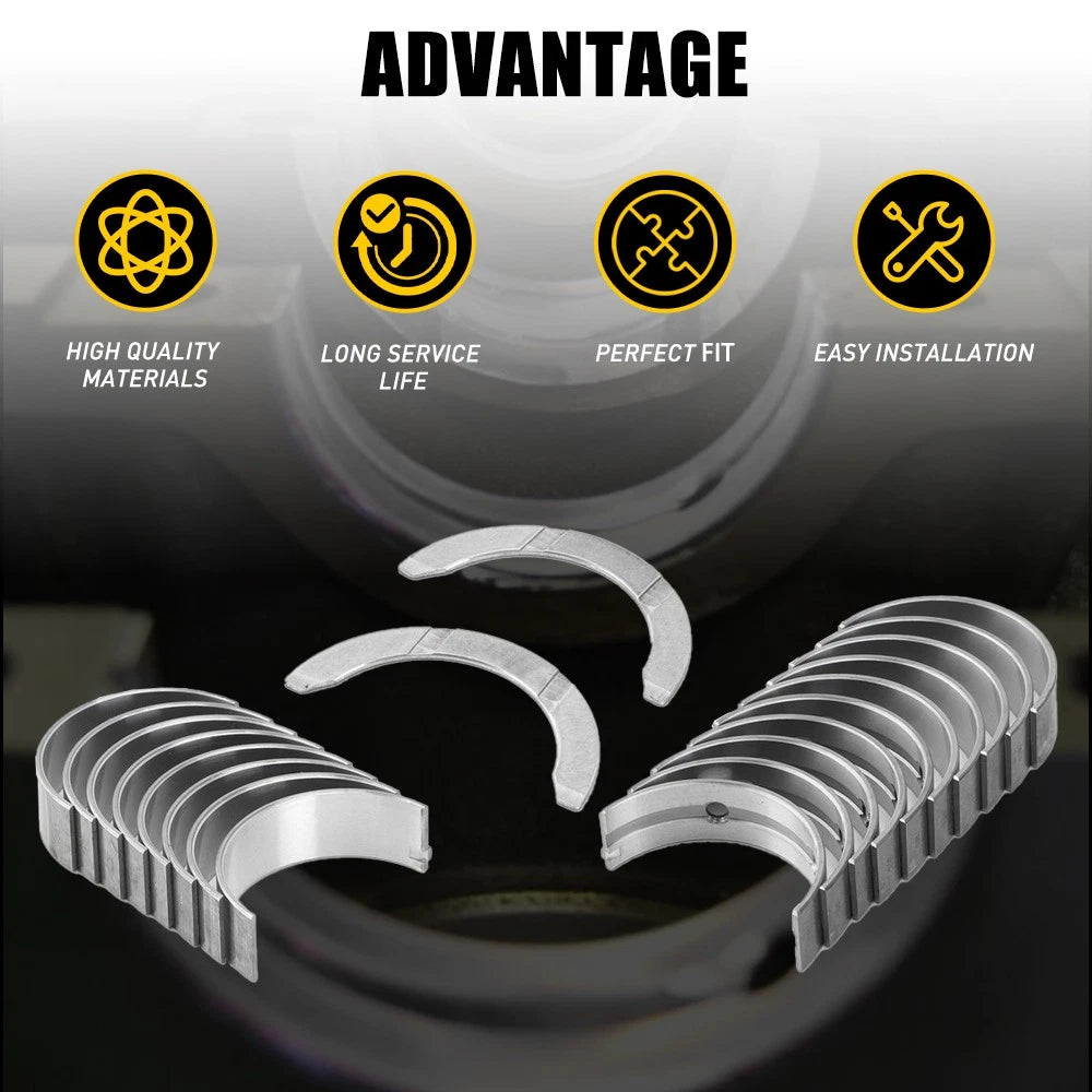 Set of 4 Connecting Rod Main Bearings for Hyundai Elantra (2017–2020)