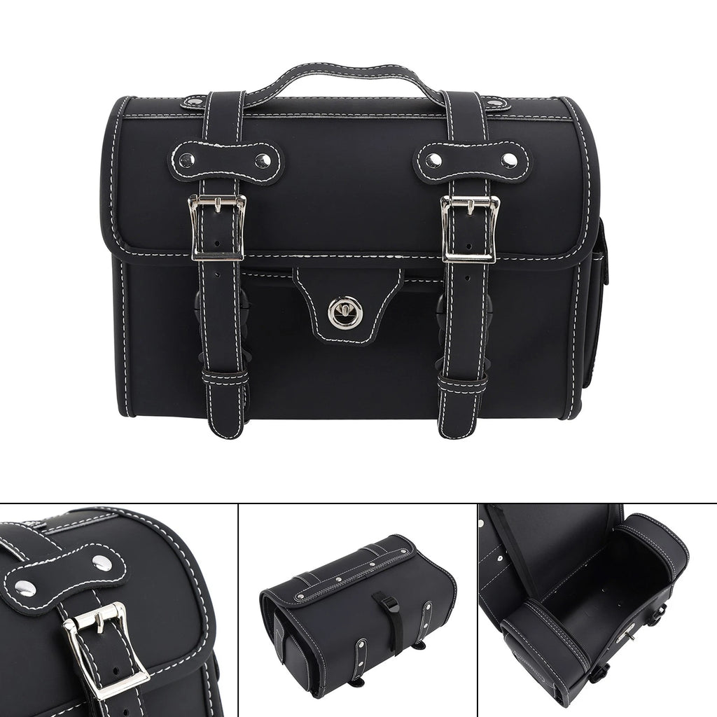 Saddlebag Storage Pannier for Scooter Motorcycle (White)