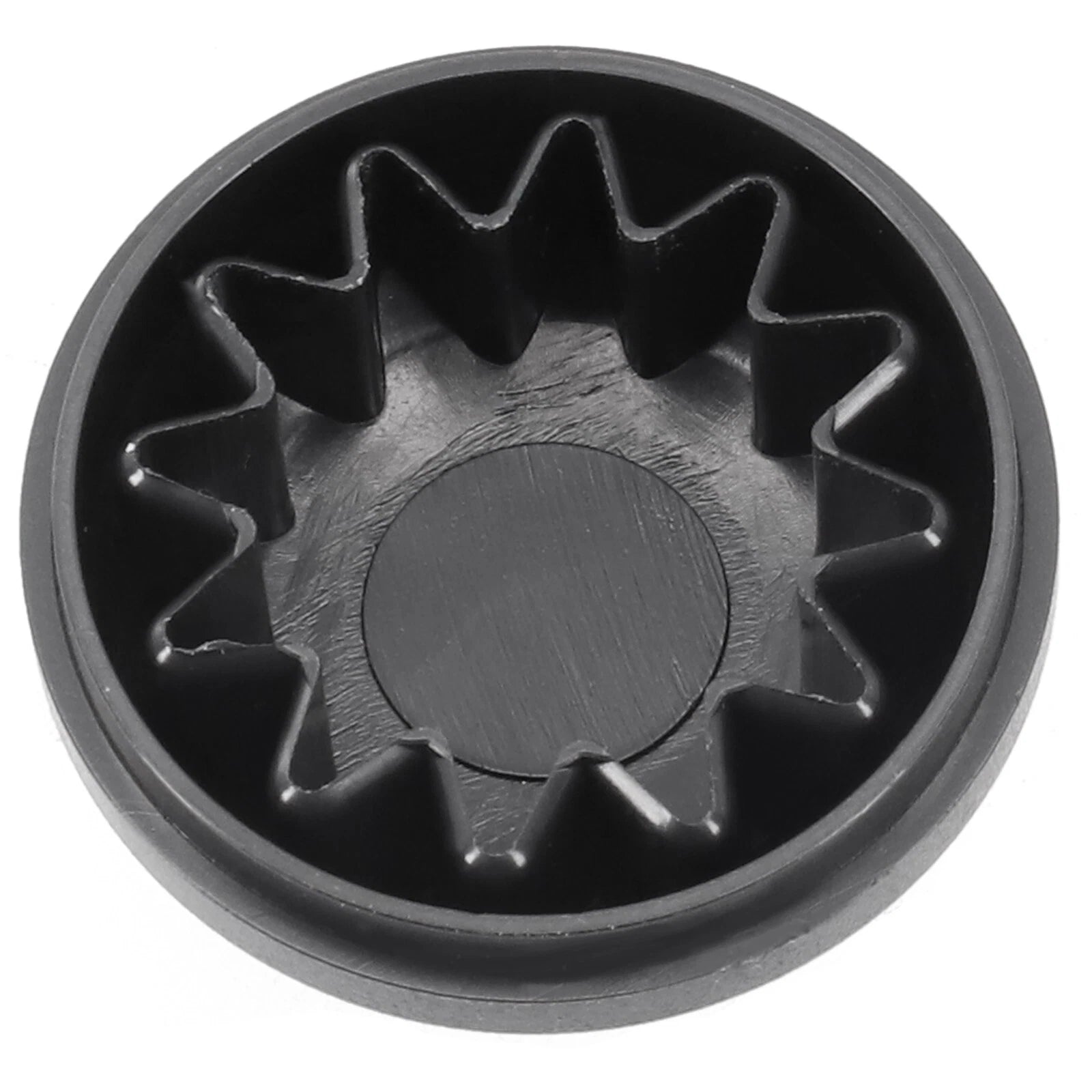 Black Windshield Wiper Nut Cover for Jeep Wrangler (2018)