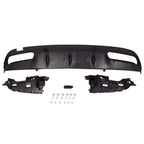 Bumper Diffuser & Exhaust Tail Muffler Pipe for Mercedes Benz C63 AMG (2014-2018)