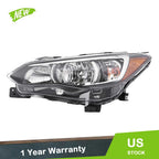 Headlight Assembly for Subaru Impreza/Crosstrek (2017–2018) Left Driver Side Clear