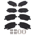 Set of 8 Ceramic Brake Pads for Jeep Renegade Fiat 500X (2016–2021)