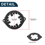 2X Speaker Spacer Ring Adapter for Honda (ABS)