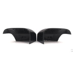 Pair Rear Mirror Cover Caps for Volvo XC70 XC90 (2007–2014) Gloss Black
