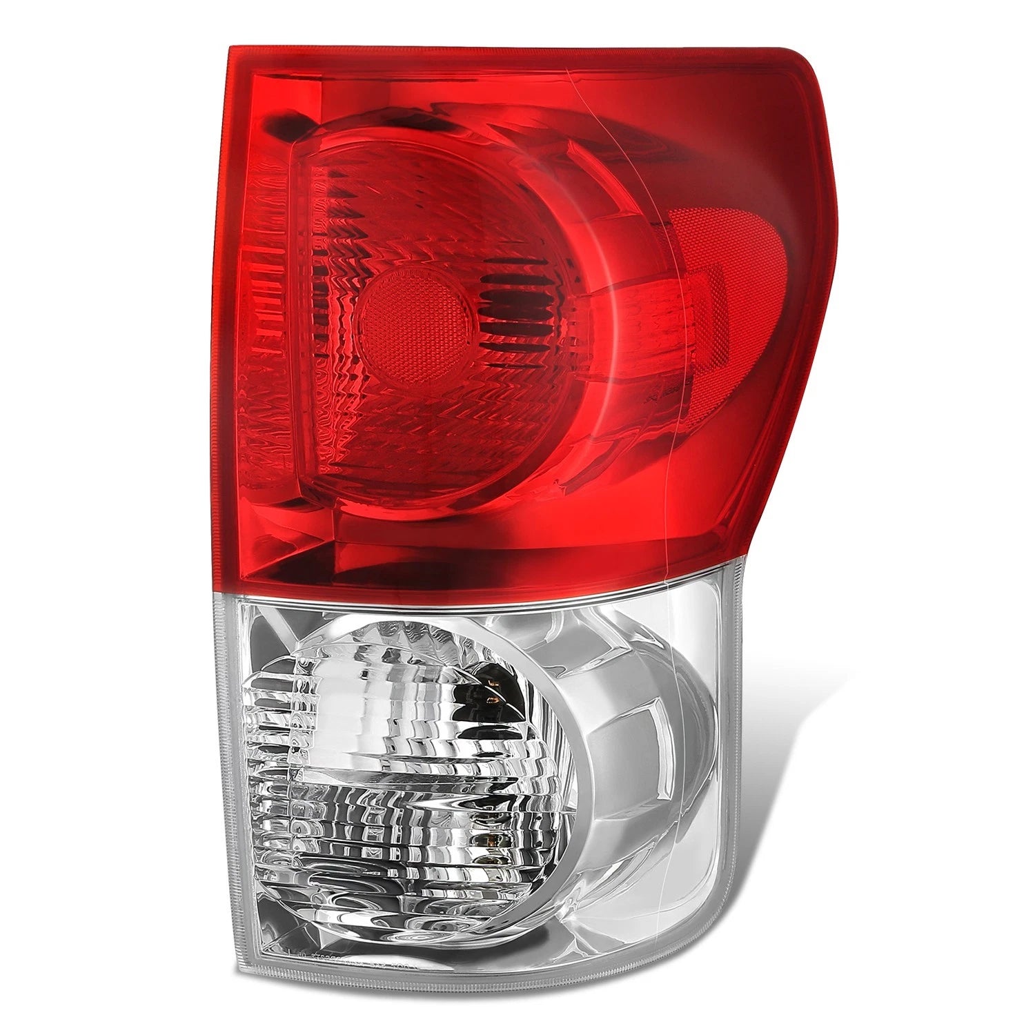 Right Side Taillight for Toyota Tundra (2007–2009) OE Style Chrome Housing Red Lens