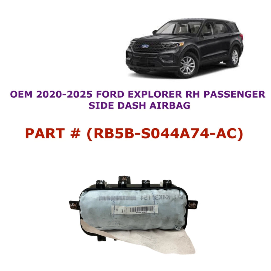 Right Side Dash Airbag for Ford Explorer (2020–2025) RB5B-S044A74-AC
