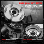 Front Left Driver Loaded Wheel Bearing Knuckle Assembly for Toyota Sienna (2004–2010)