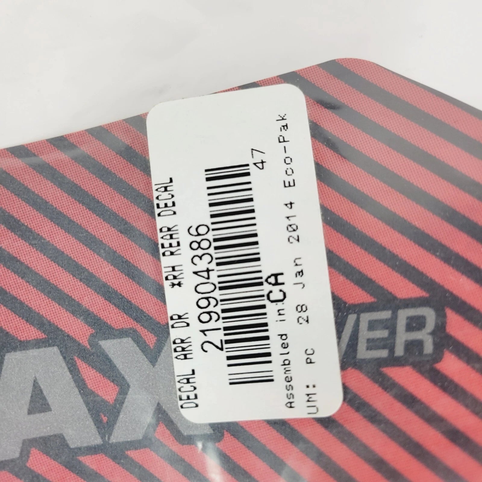 Sea-Doo Rotax Decal for Sea-Doo (ARR DR Right Hand Rear) (219904386)