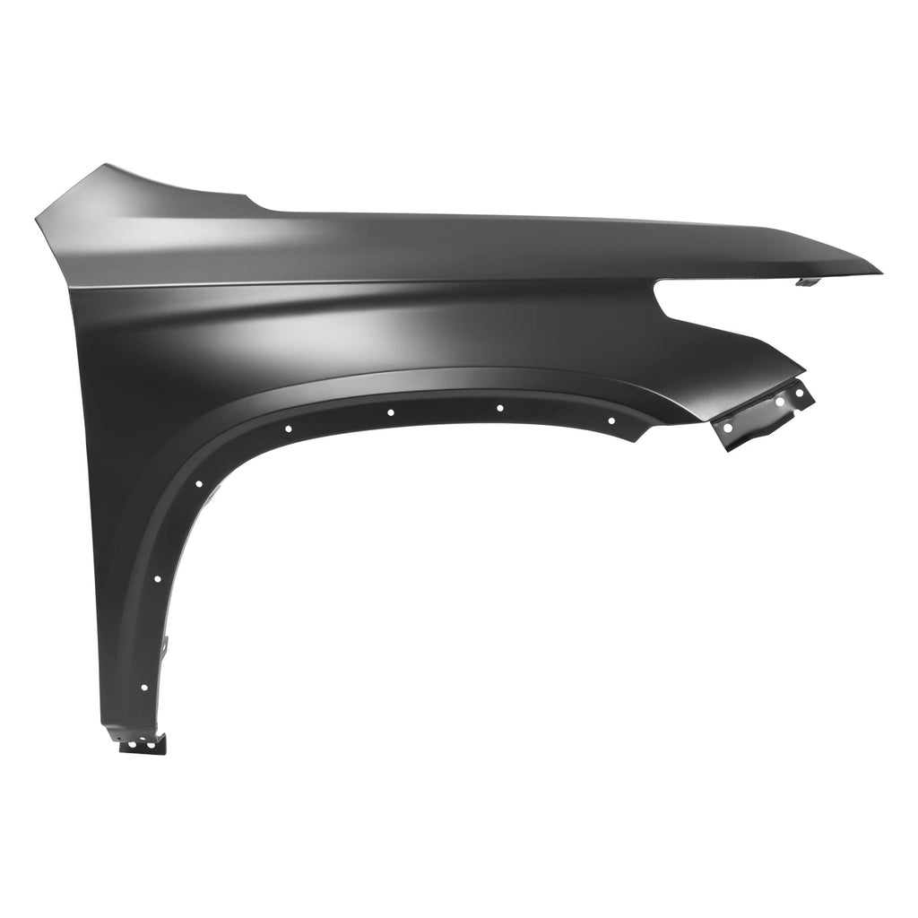 Right Side Black Steel Fender for Chevrolet Traverse (2018-2024)