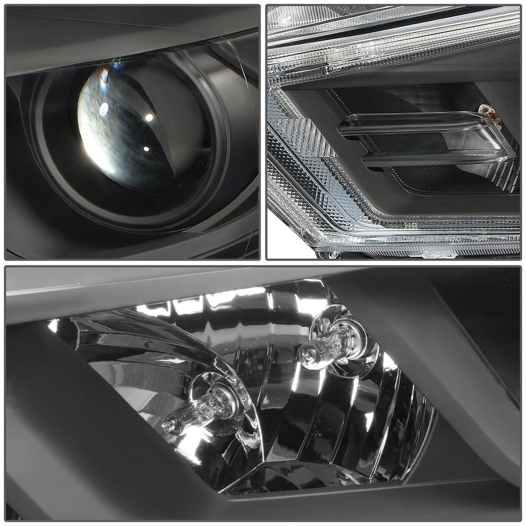 Left LED Projector Headlight for Nissan Maxima (2016–2018) - Chrome Amber