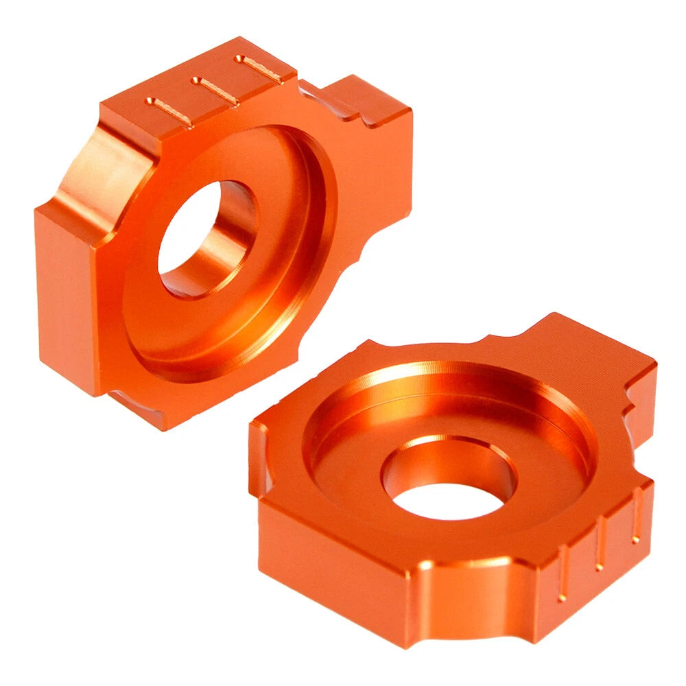 CNC Rear Axle Block Spindle Chain Tensioner Adjuster for KTM RC 125 200 390 (2014–2023)