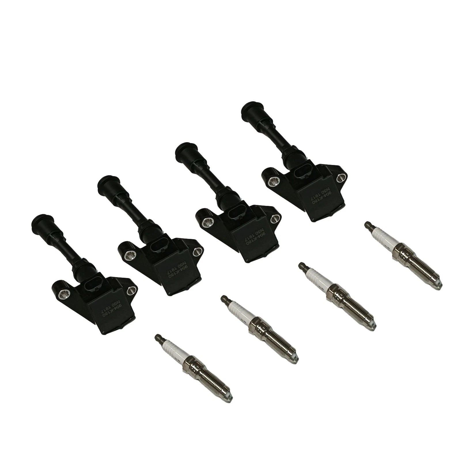 Set of 4 Ignition Coils & Spark Plugs for Ford Escape (2017–2019)