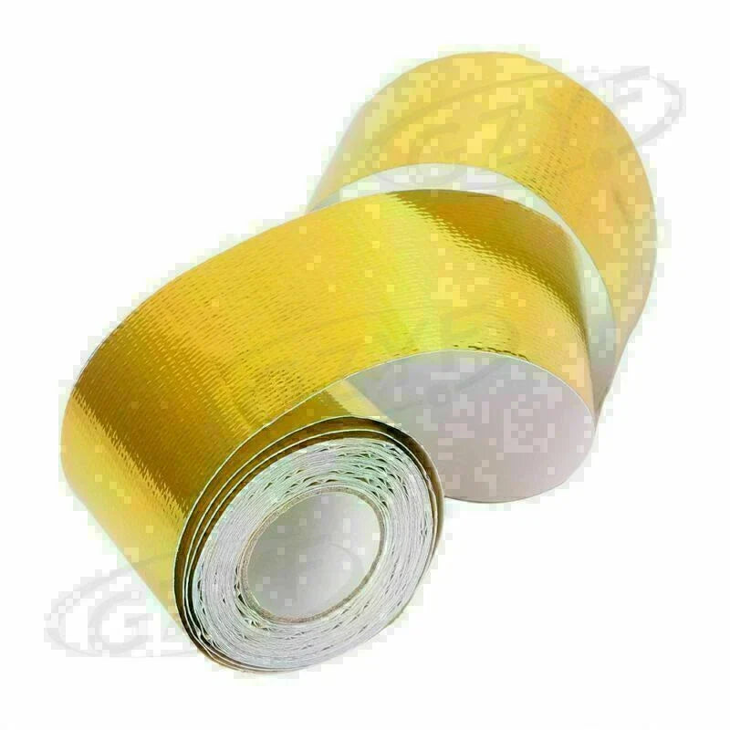 Gold Roll Self Adhesive Reflective Heat Shield Wrap Tape