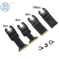 110 PCS Oscillating Tool Blades Set for Multitools - Titanium Saw Blades