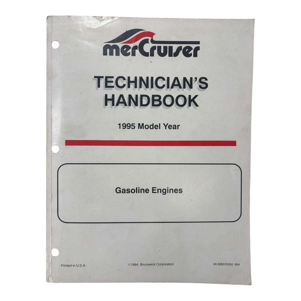 MerCruiser Technicians Handbook for Gasoline Engines (1995) 90-806535950