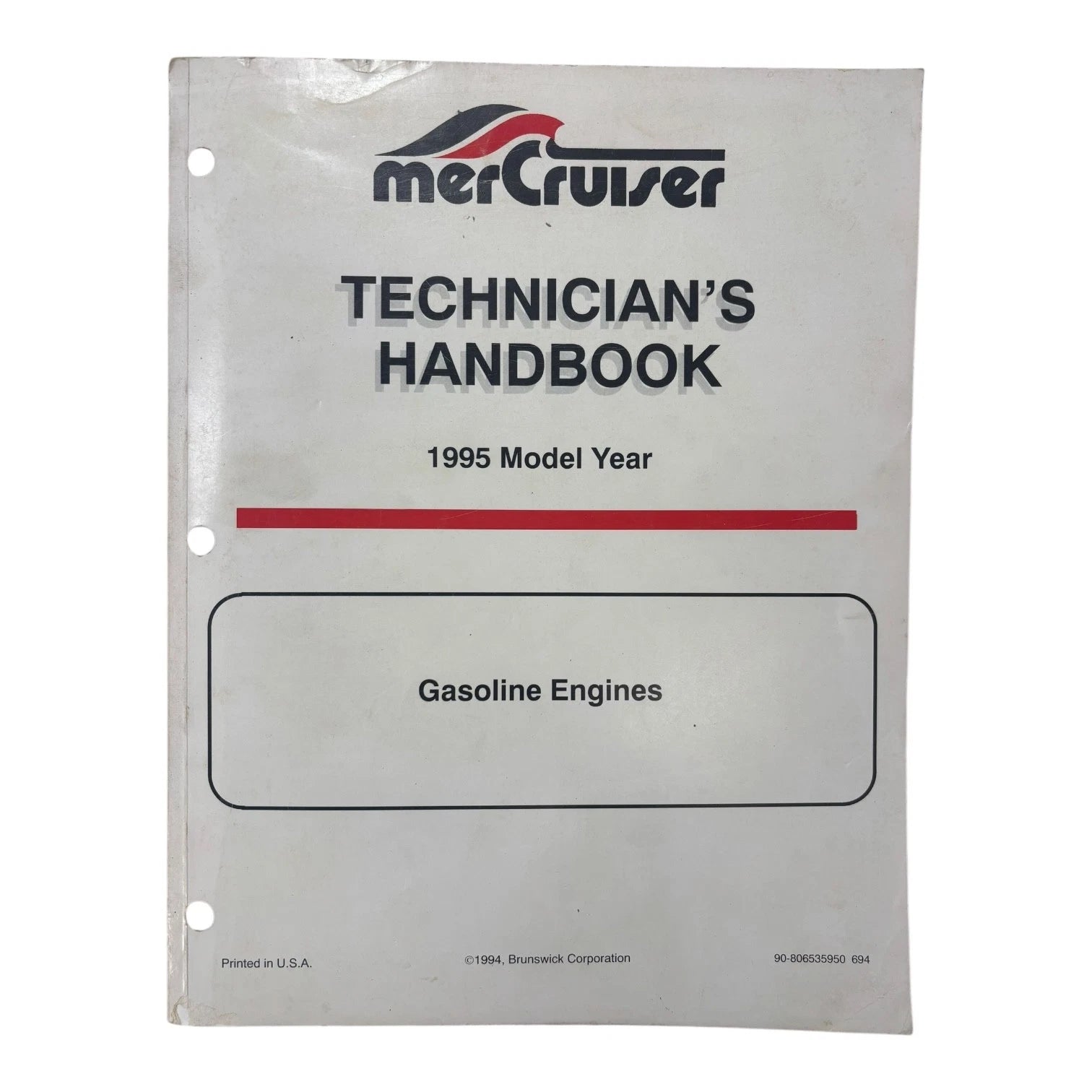 MerCruiser Technicians Handbook for Gasoline Engines (1995) 90-806535950