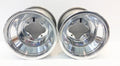 Set of 2 DWT Polished A5 Rolled Lip Rear Wheels 9x8 4/110 for TRX 250R 450R