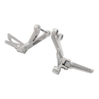 Passenger Footpegs Footrests Bracket for Honda CB500F CBR500R (2016–2024)