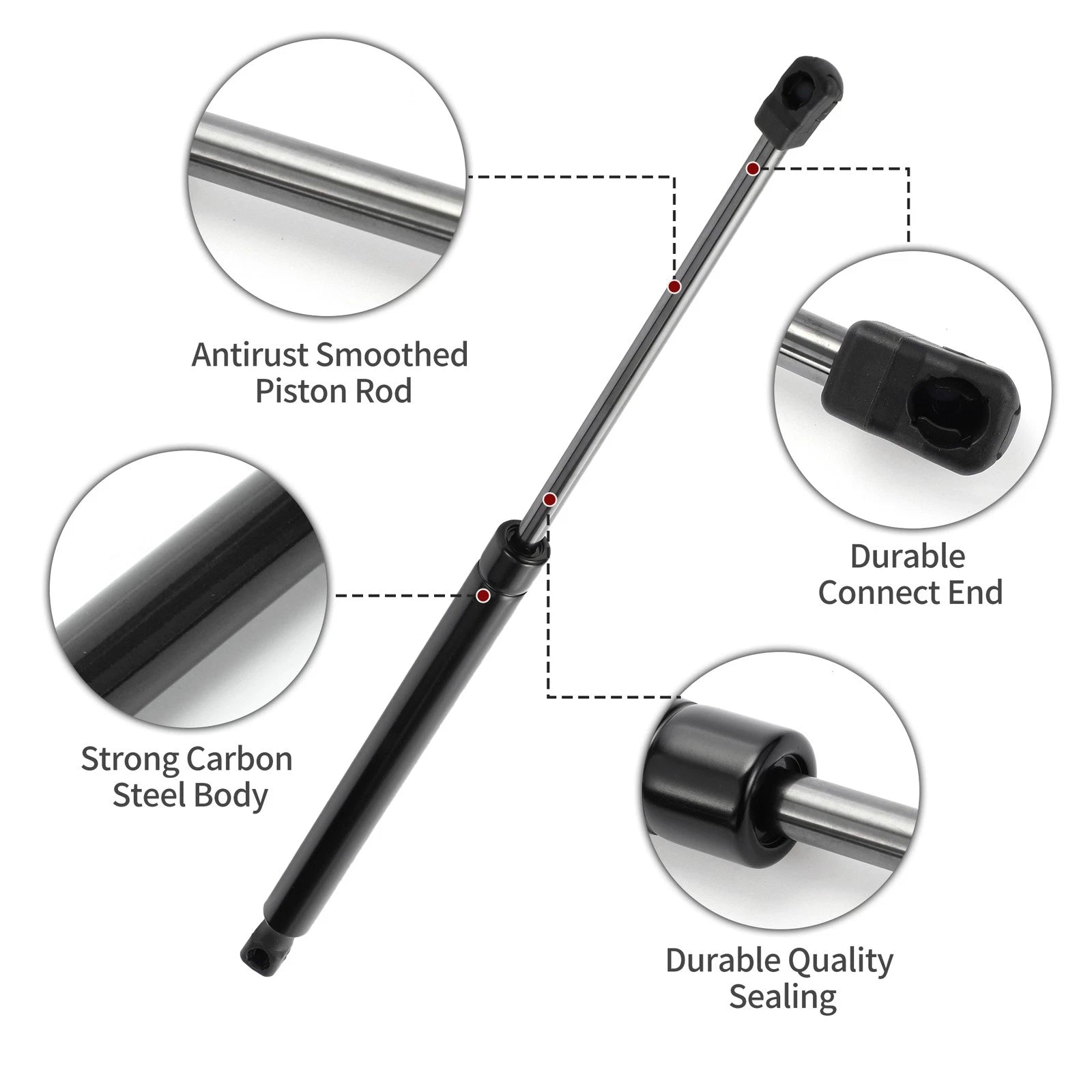 2 Pcs Rear Hatch Lift Supports for Hyundai Tucson (2010–2015)