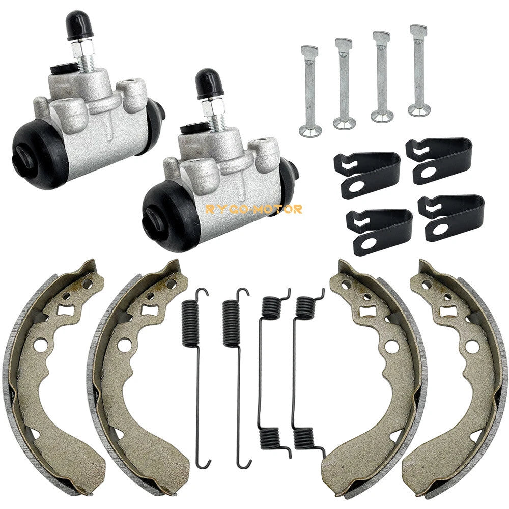 Front Brake Wheel Cylinders & Shoes for Kawasaki Mule 500 520 550 (1991–2004)