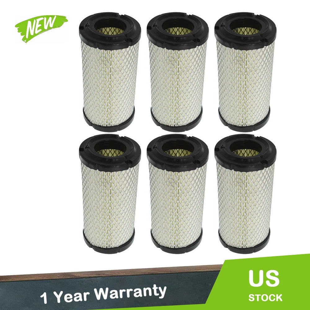 Set of 6 Air Filters for Kubota BX Series RTV900 RTV500 KTV900