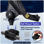 2-Pack Adjustable Fishing Rod Holder Set for Boat & Kayak