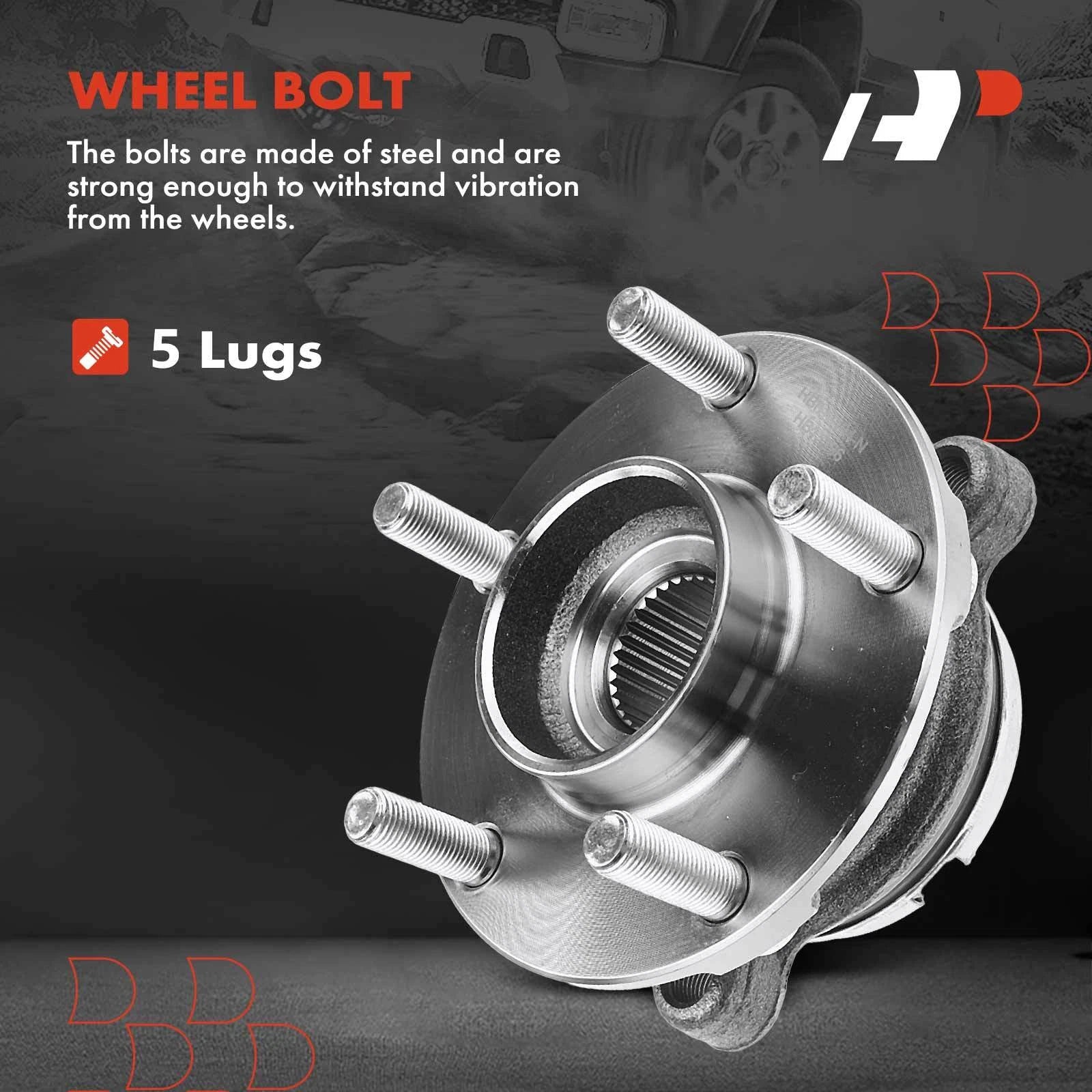 CV Axle Shaft and Wheel Hub Bearing for Nissan Altima (2013–2018)