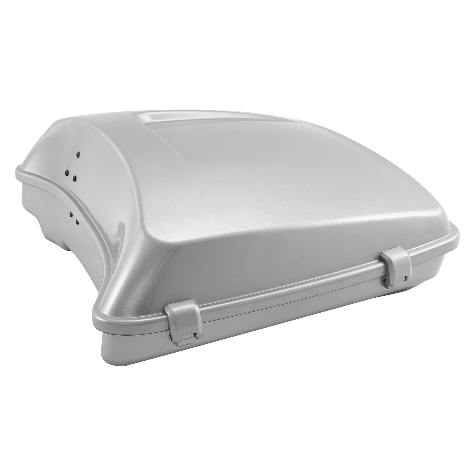 Razor Trunk for Harley Touring (2014–2025) Charred Steel Lightning Silver