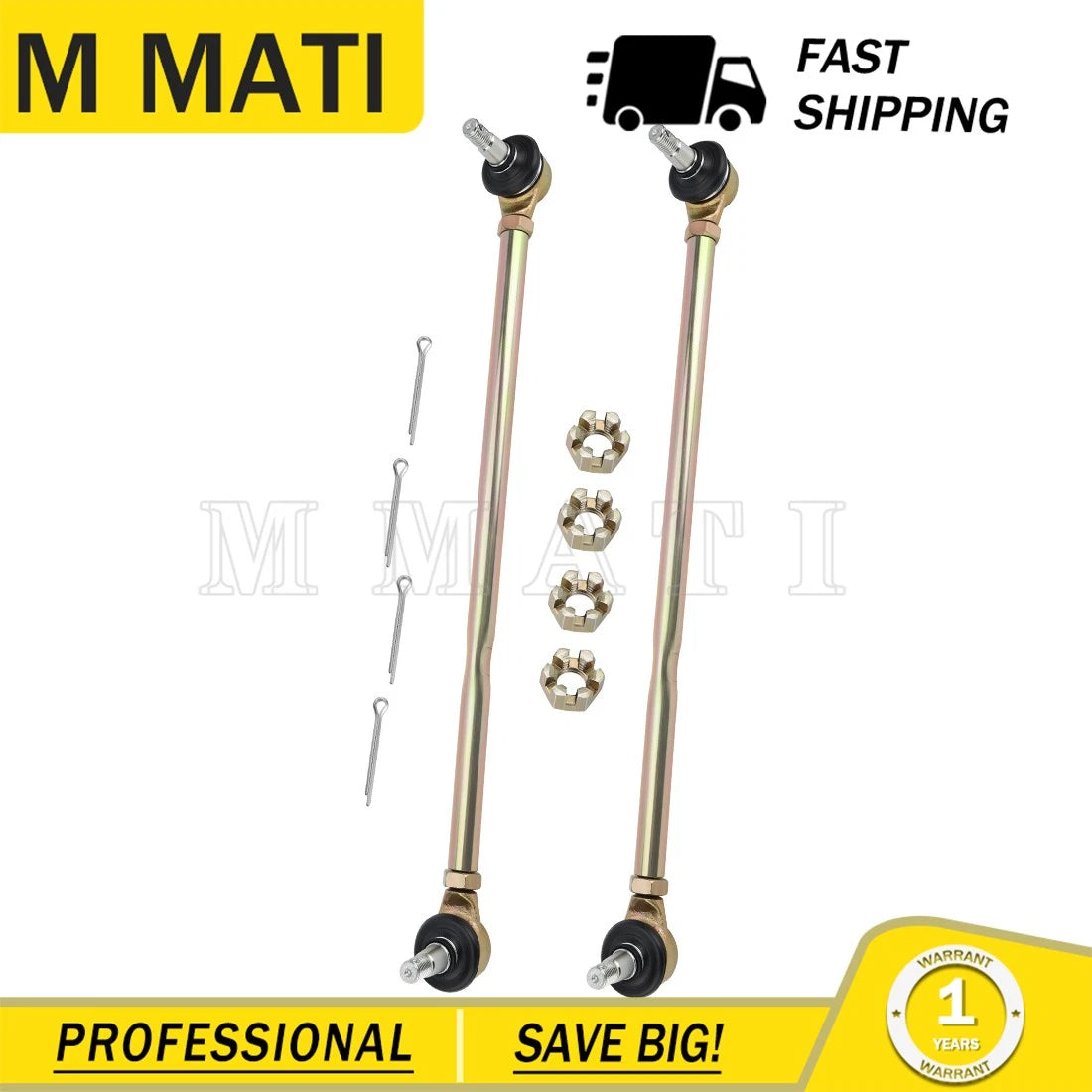 Tie Rod & End Kit for Suzuki Eiger 400 LT-F400 (2003–2007)