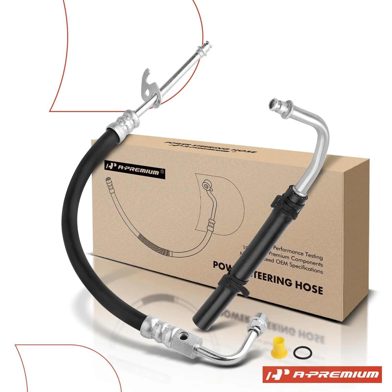 2X Power Steering Pressure & Return Line Hose for Ford Ranger (2001–2006)