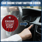 Engine Start Stop Button Cover for Ford (Red)