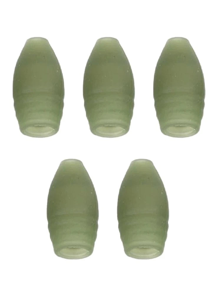 60pcs Elastic Stop Bead Connectors for Fishing Feeder Rig