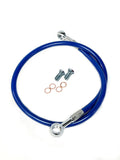 2" Extended Steel Braided Rear Brake Line for LTZ400 Z400 KFX400 (2003–2009)
