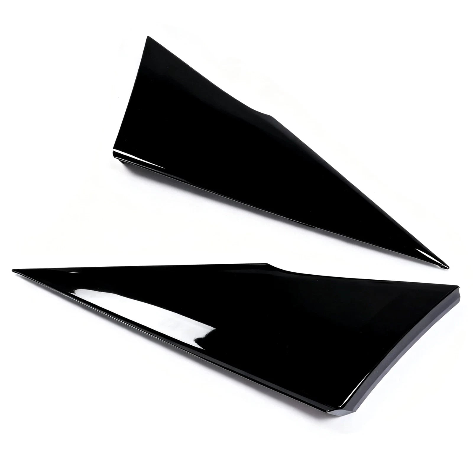 Gloss Black Rear Quarter Moldings Cover Panel for Toyota Prius Prime (2016–2022)