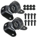 Set of 2 Front Steel Torsion Bar Crossmember Mounts for Chevy Silverado GMC (1999–2007)
