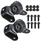 Set of 2 Front Steel Torsion Bar Crossmember Mounts for Chevy Silverado GMC (1999–2007)